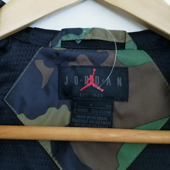 Jordan Boy's Camo Full-Zip Water-Repellent Hoodie Jacket NEW - Picture 10 of 15
